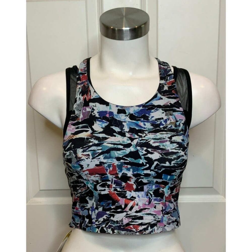 Lululemon Multicolor Patterned Break Free Culture Clash Tank Top Bra, Size 4